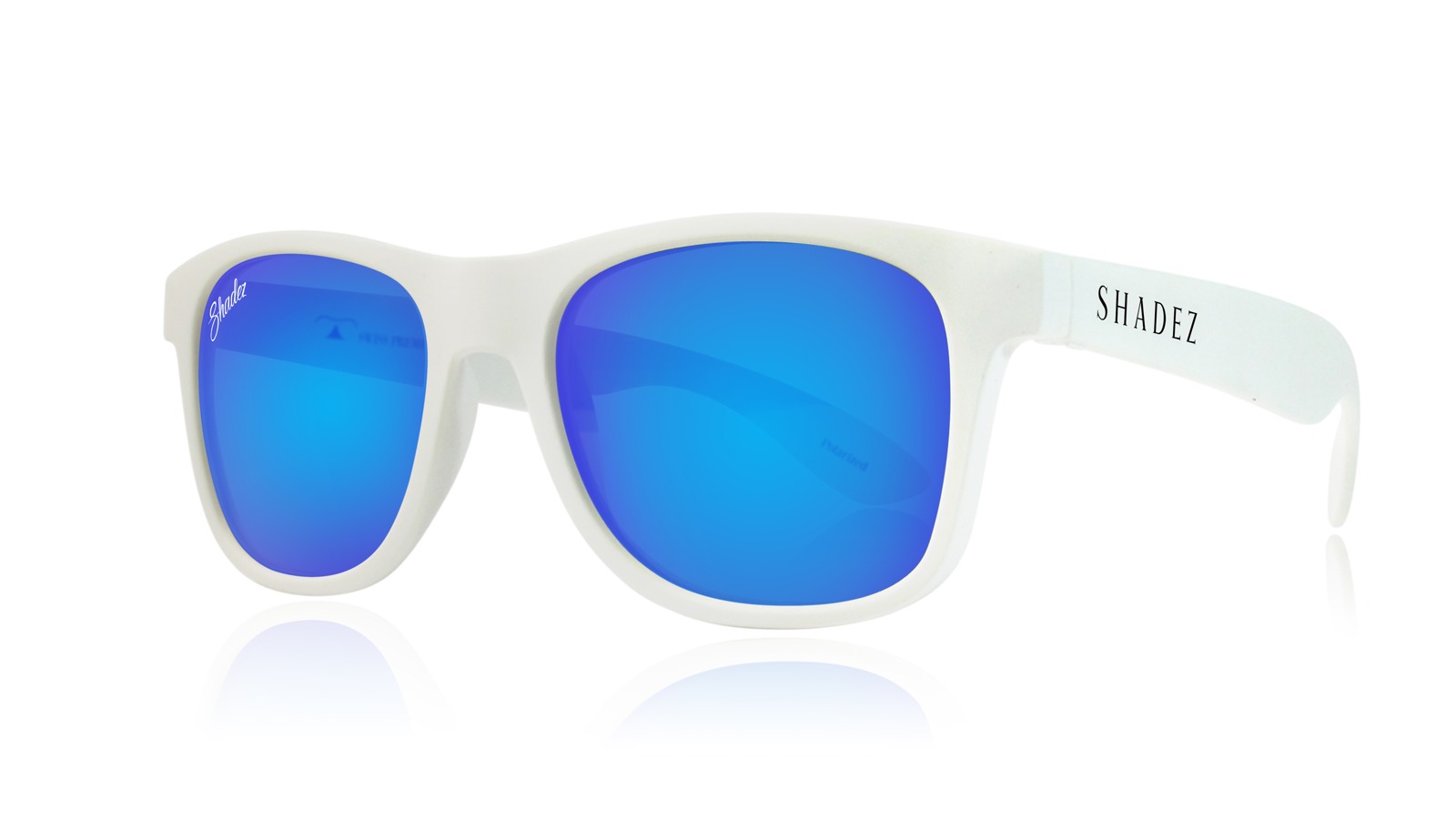 【瑞士SHADEZ】成人太陽眼鏡〈頂級偏光款〉-SHZ-209白框湛藍