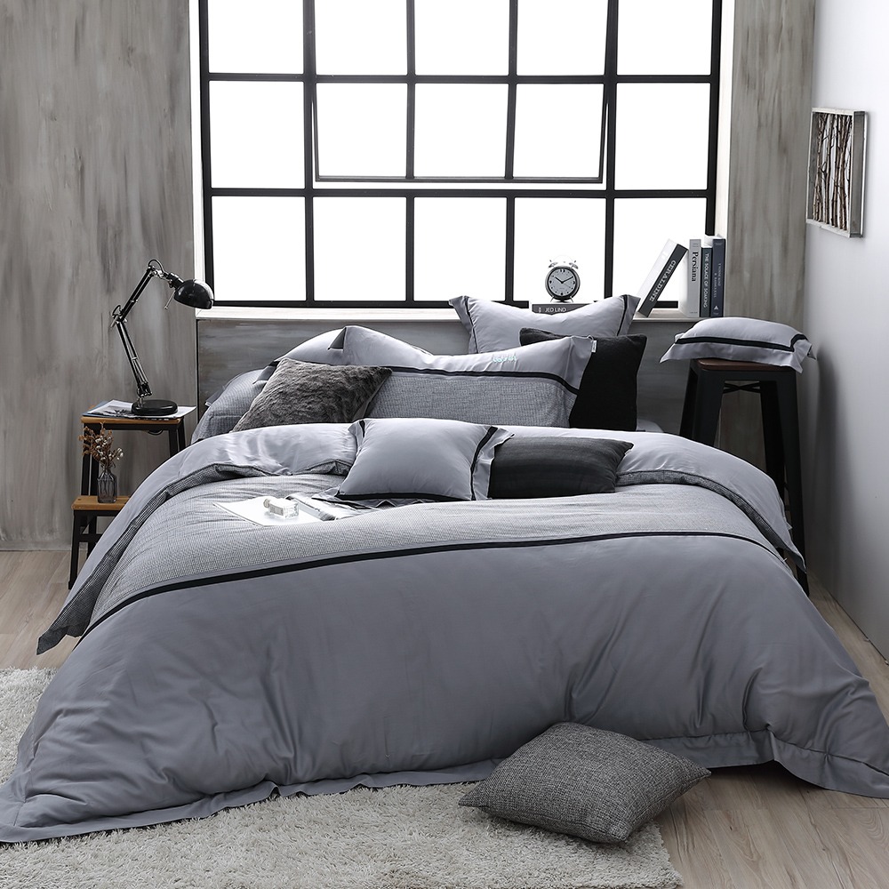 加大(6X6.2尺)匹馬棉兩用被床包四件組-初見