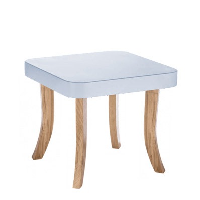 方桌(粉藍色+木桌腳)