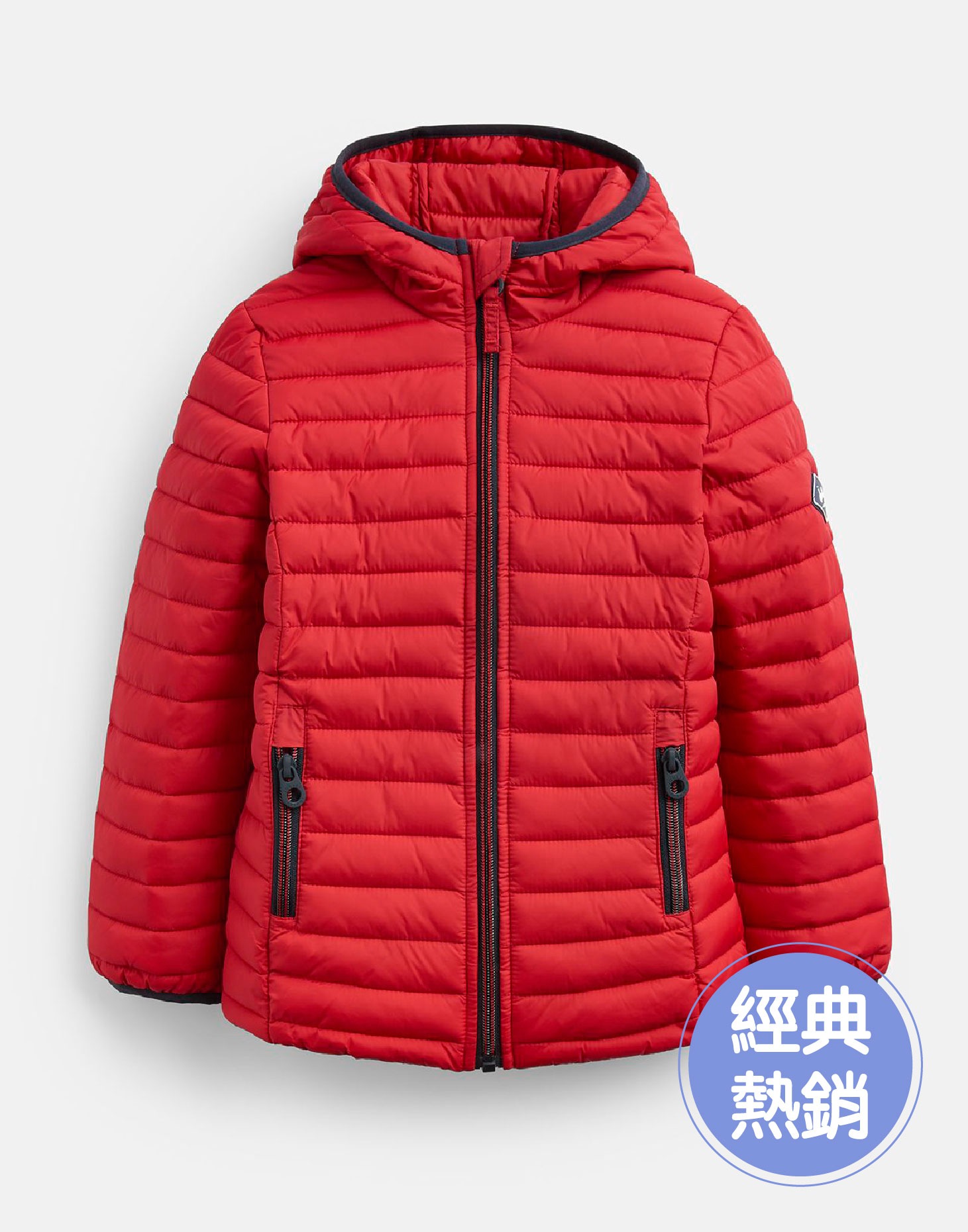 〚BOY〛正紅輕量保暖外套