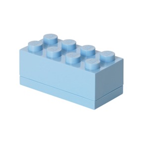 迷你8格收納盒-淺藍(848442025553)