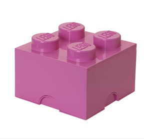 4格收納盒-粉色