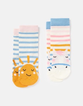 BABY-太陽小馬襪子兩件組6-12個月