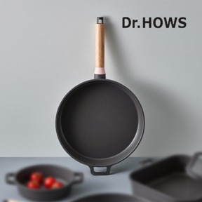 【韓國Dr.HOWS】BOSQUE 崗岩蓄熱平底煎鍋(28cm)-嫩粉