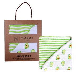美國 Malabar baby 活力酪梨-有機棉被毯