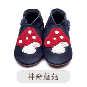 英國inch blue 真皮手工寶寶鞋-神奇蘑菇/ XL (18-24m)