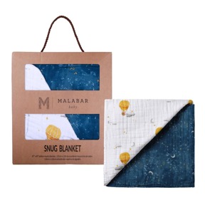 美國 Malabar baby 夜暮星辰-有機棉被毯