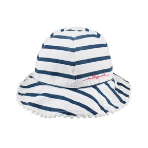 澳洲 Millymook & Dozer 小小童帽（女）- 海洋風藍白條紋漁夫帽