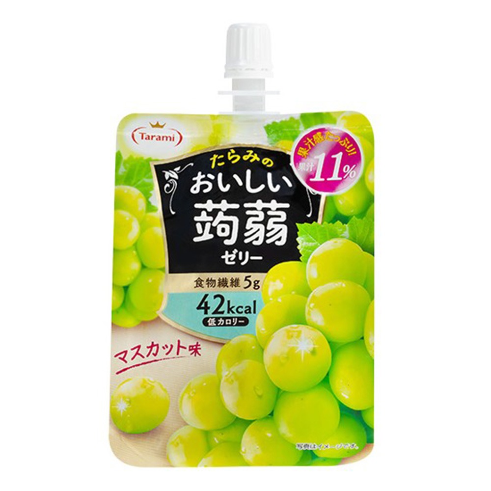 美味蒟蒻果凍吸-白葡萄(1盒6入）