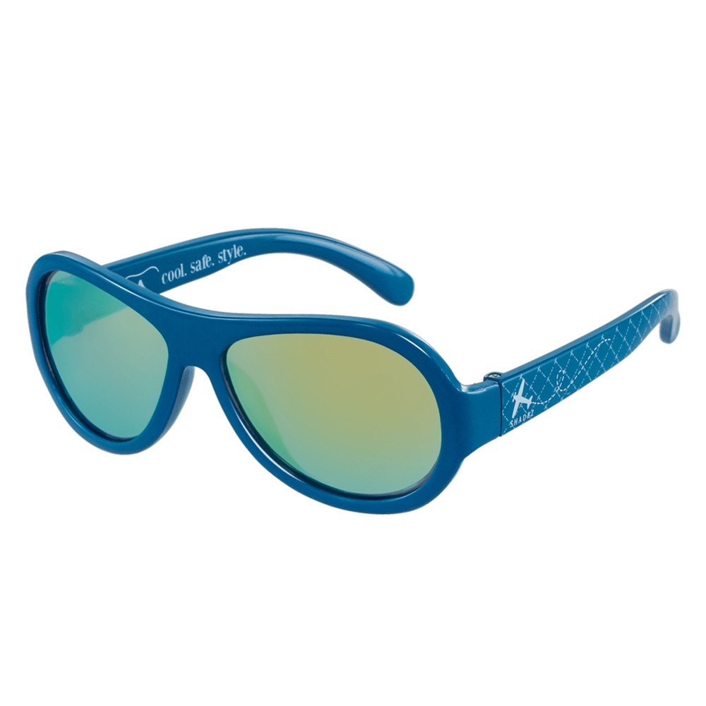 【瑞士SHADEZ】兒童太陽眼鏡〈平光款〉(年齡3-7)-SHZ22藍色飛機